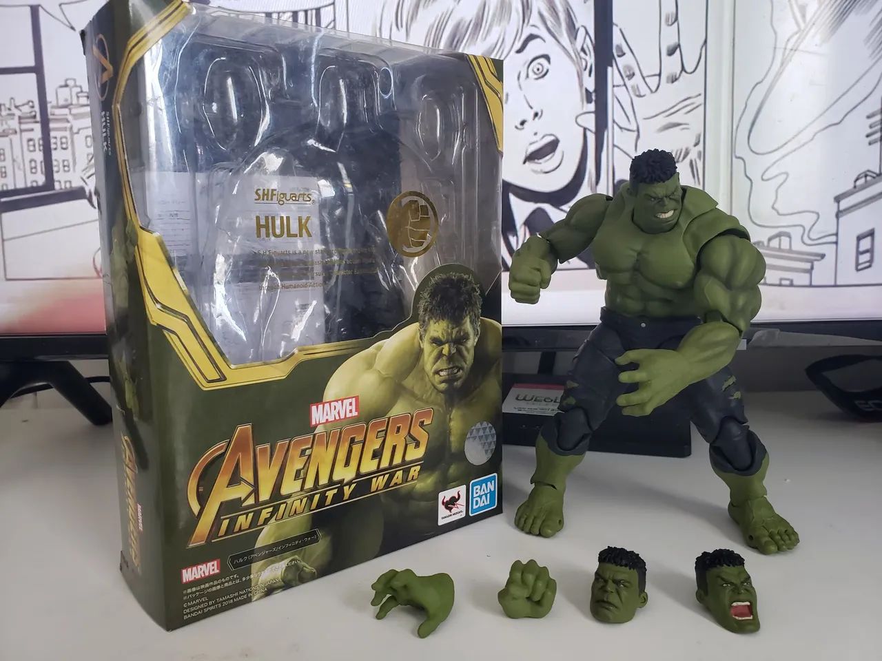 HULK INFINIT WAR SH FIGUARTS original  - Foto 4