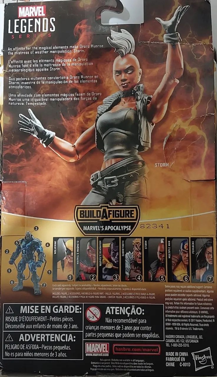 Marvel Legends X-men Peça Baf Peitoral (Tórax, torso) Wave