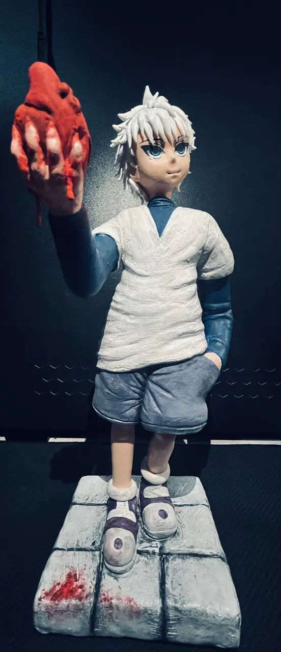 Killua hunter x hunter feito a mão em Biscuit