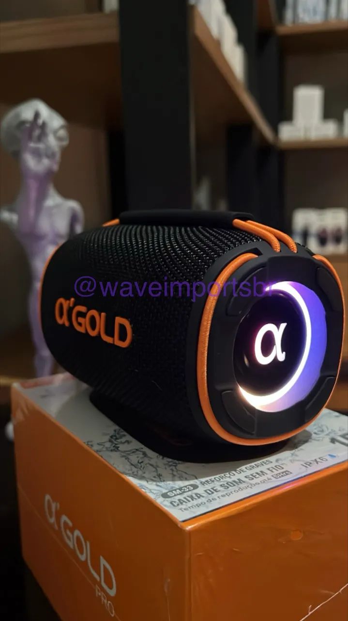 Caixa de som Bluetooth AGold PRO SM-33 - Foto 3