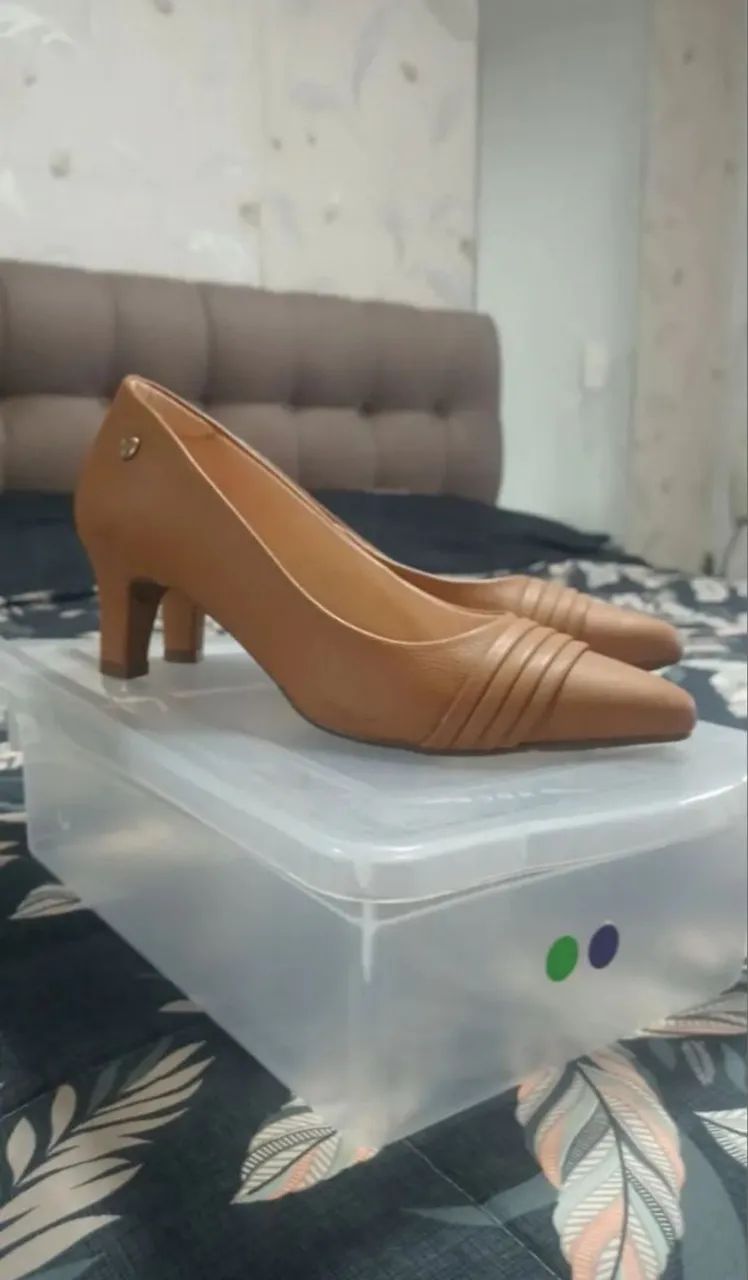 SCARPIN CARAMELO baixo via uno