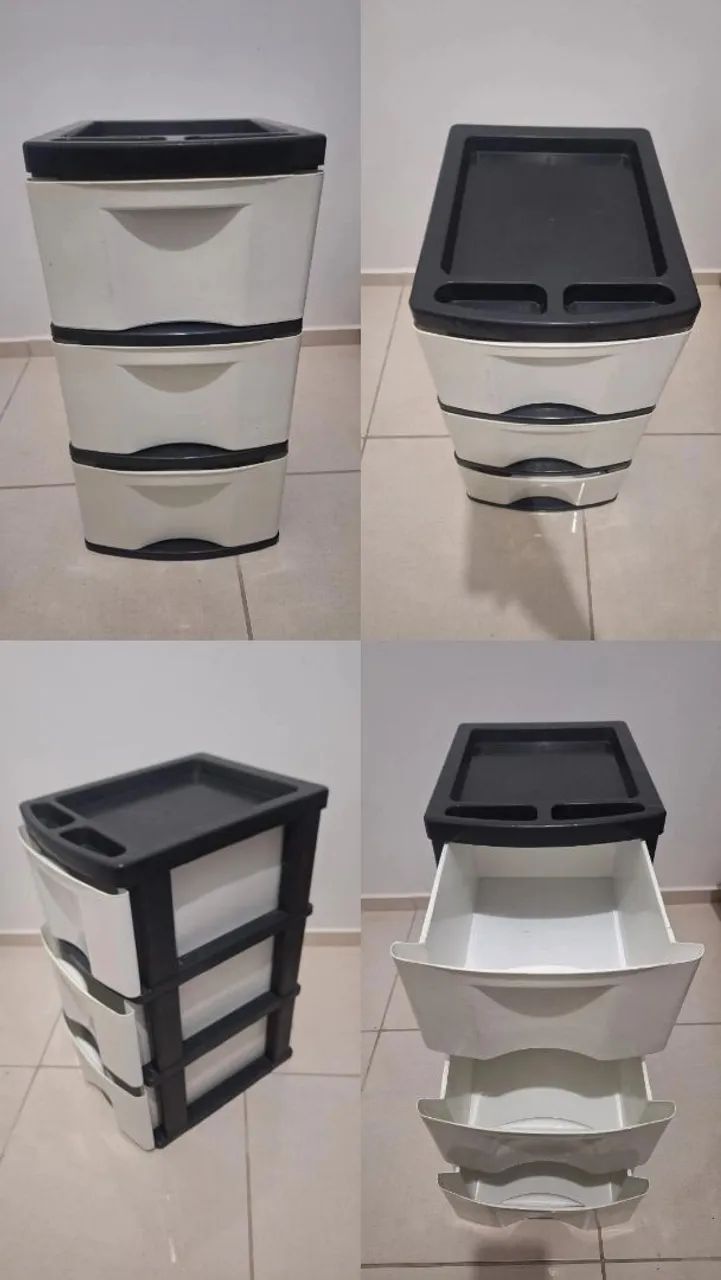 Gaveteiro com 3 gavetas grandes