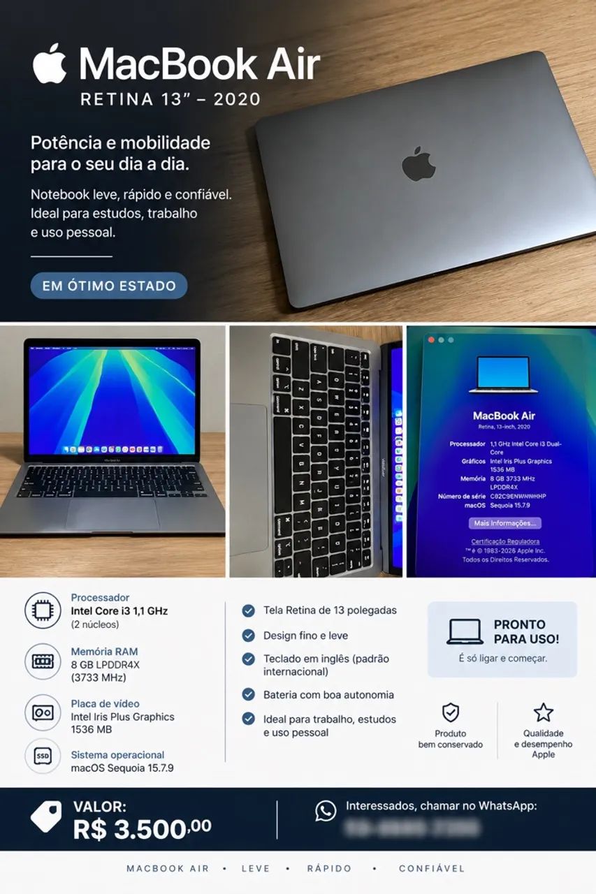Vendo MacBook Air 