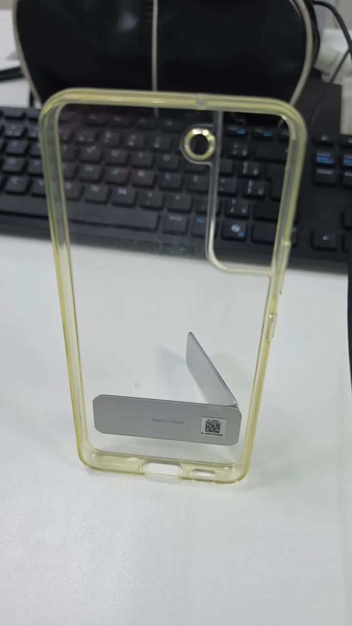 Capa transparente S22 com suporte - Foto 3