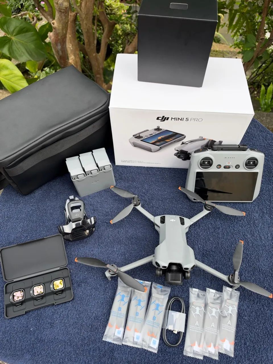 Drone DJI Mini 5 Pro Fly More Combo Plus (Com tela) - NOVO