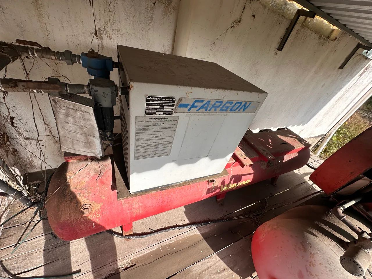 Compressor 40 pés com reservatório e secadora  - Foto 4