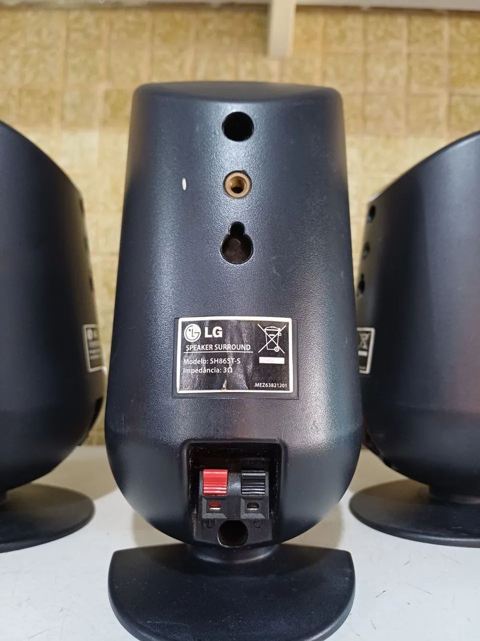 4 caixas Speaker Surround de home theater 