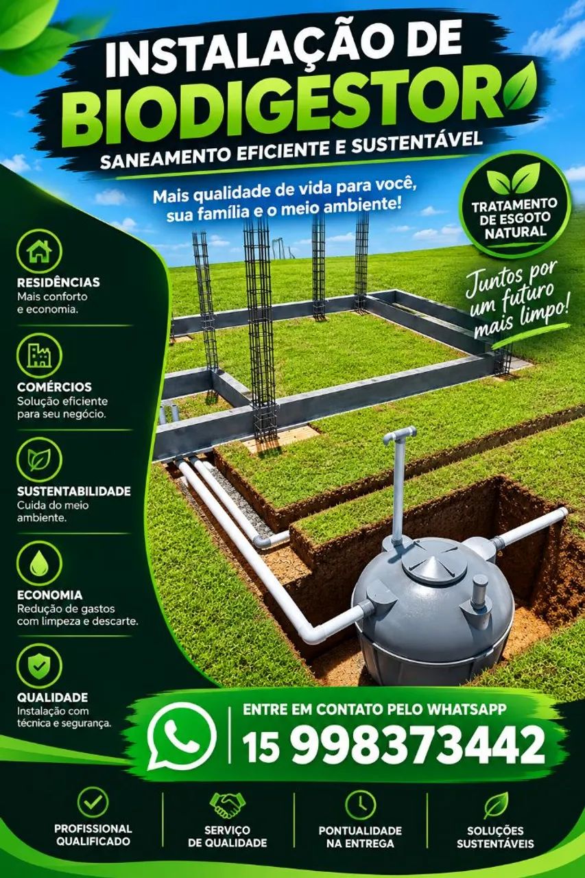 ESCAVAÇÃO E INSTALAÇÃO DE FOSSA SÉPTICA E BIODIGESTORES  - Foto 3