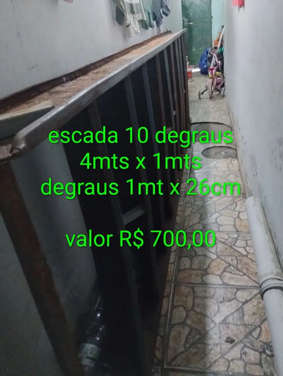 Escada usada ótimo wstado - Foto 3