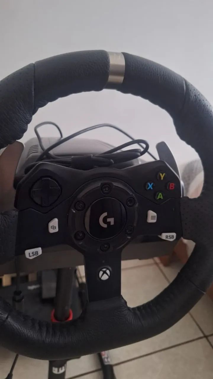 Volante Logitech G920 + Câmbio + Cockpit Extreme Racing - Foto 3