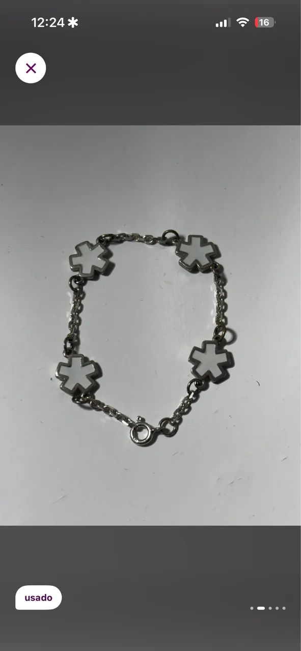 Pulseira de prata Naice Company - Foto 2