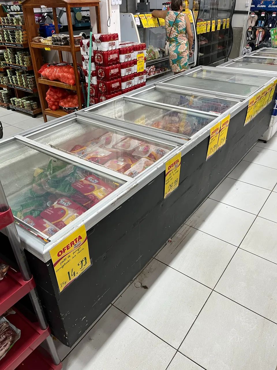 Freezer ilha 