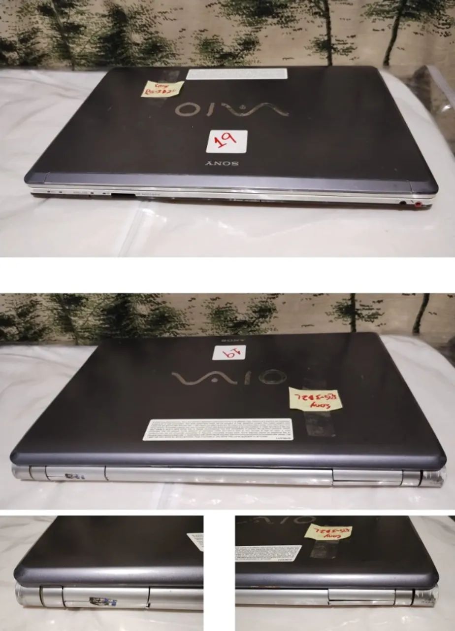 Cód.19) 1un. Notebook usado Sony Vaio PCG 3B2L tela com defeito - Foto 4