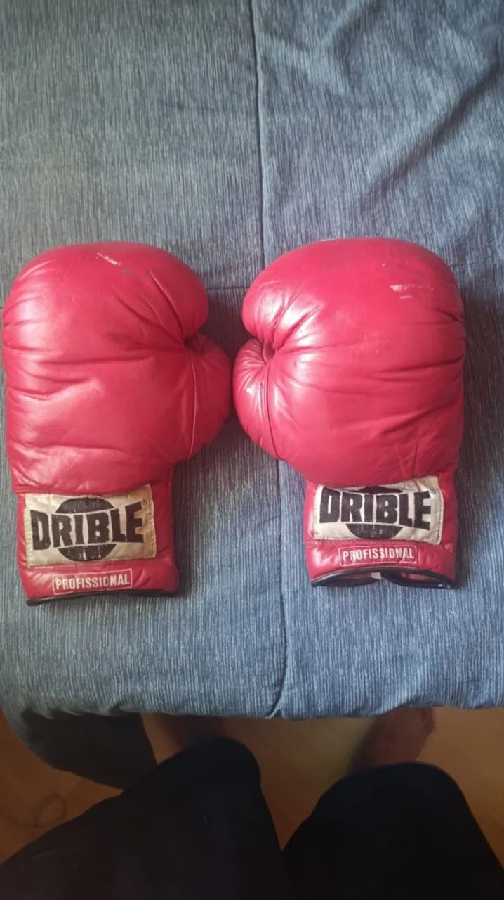 Luva De Boxe Profissional Drible 16 Oz - Vermelha
