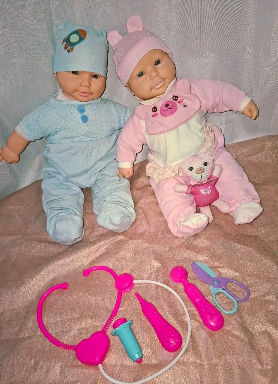 Kit Bebês Gêmeos + Acessórios  - Foto 3
