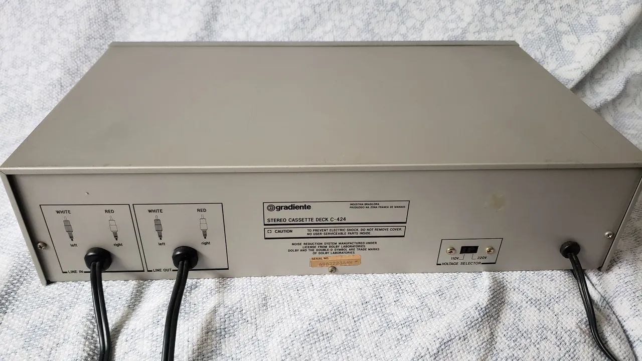 TAPE DECK GRADIENTE C-424 UNICO DONO ! - Foto 3