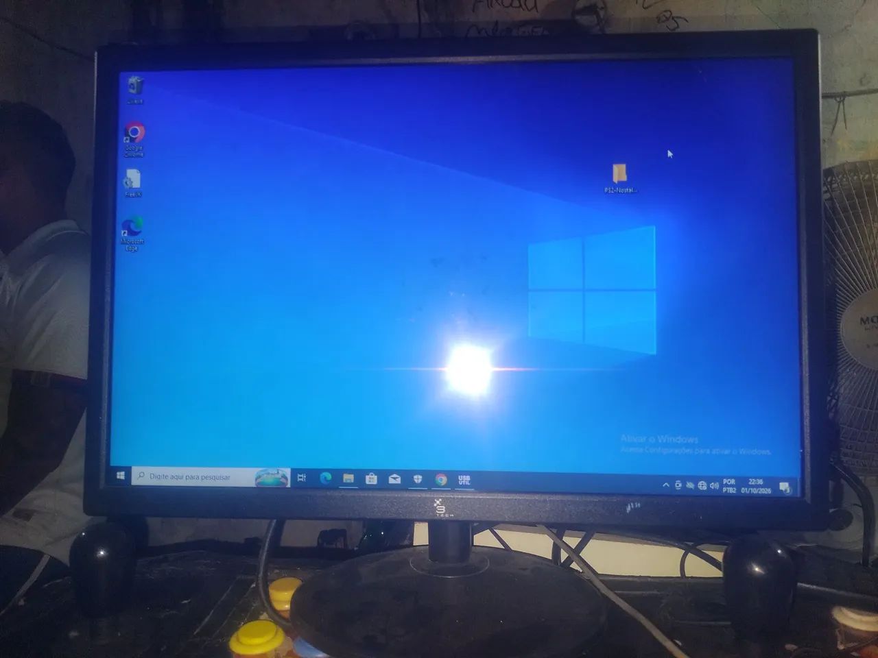 Monitor gamer marca 3greeen 19.5 meio polegadas usado funcionando perfeitamente 