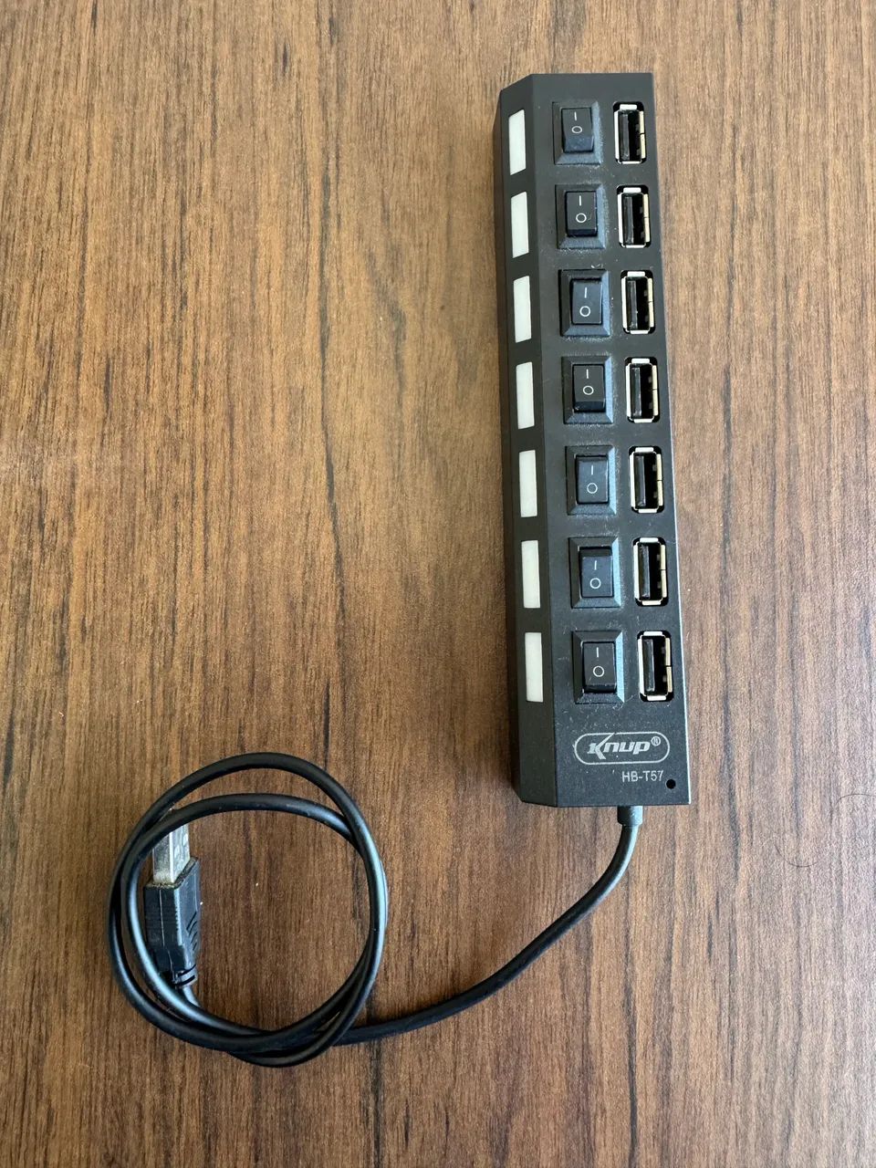 HUB USB 2.0 7portas KNup - Foto 3