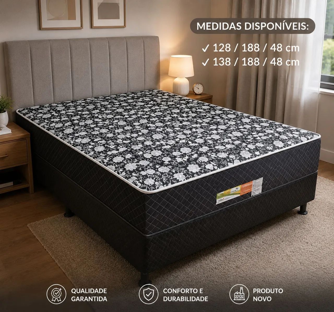 Cama box básica d28