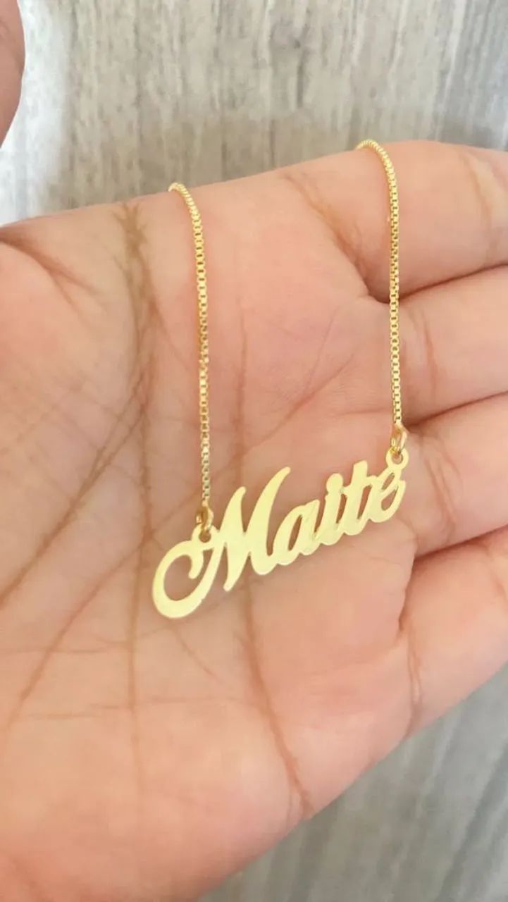 Cordao com nome