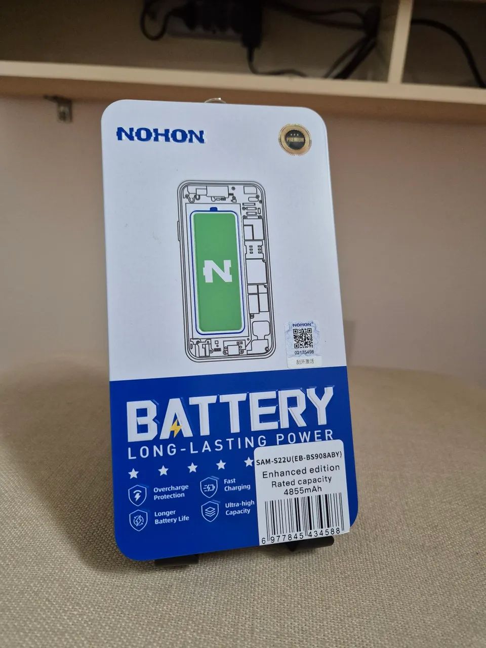 Bateria Smartphone celular Nohon Galaxy S22 ultra 