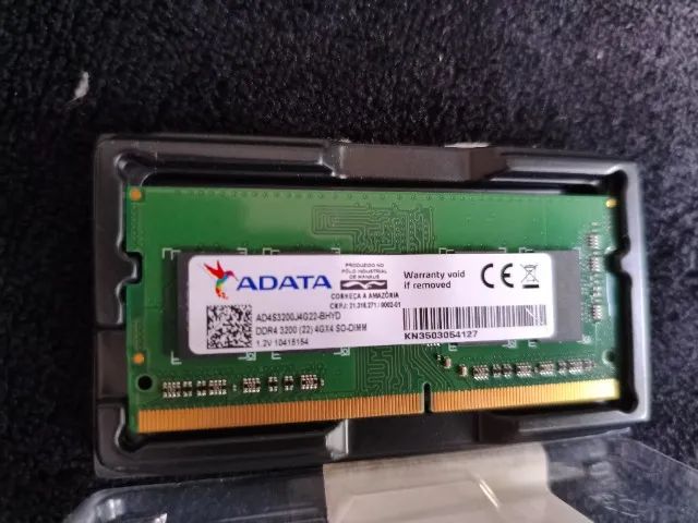 Memória RAM DDR4 Adata 8GB (2x 4GB) 3200MHz SODIMM Para Notebook - Foto 2