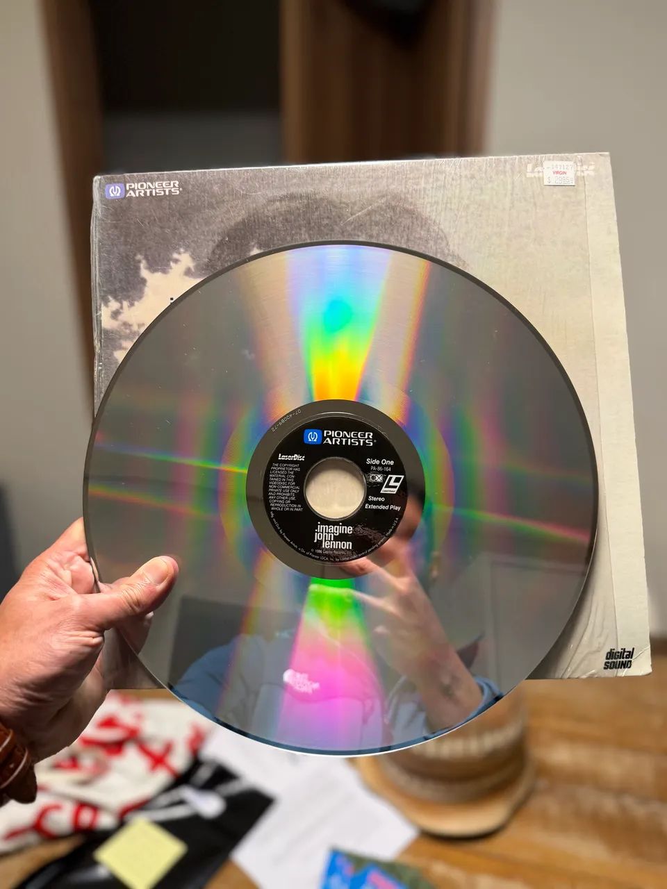 RARIDADE - Laserdisc de Imagine de John Lennon - Foto 2
