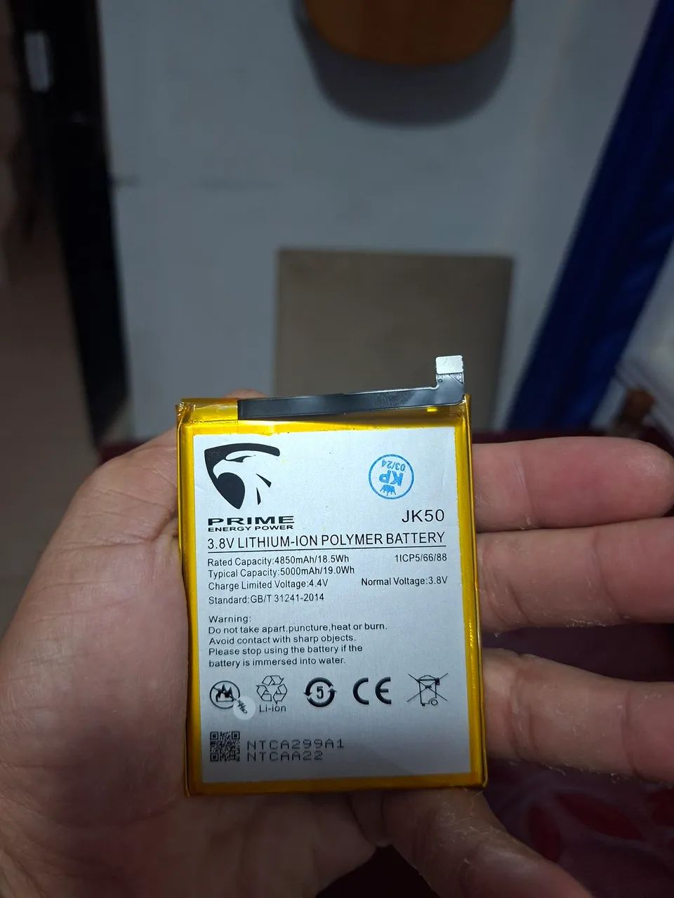 Bateria de celular Motorola 5 mil amperes  - Foto 4