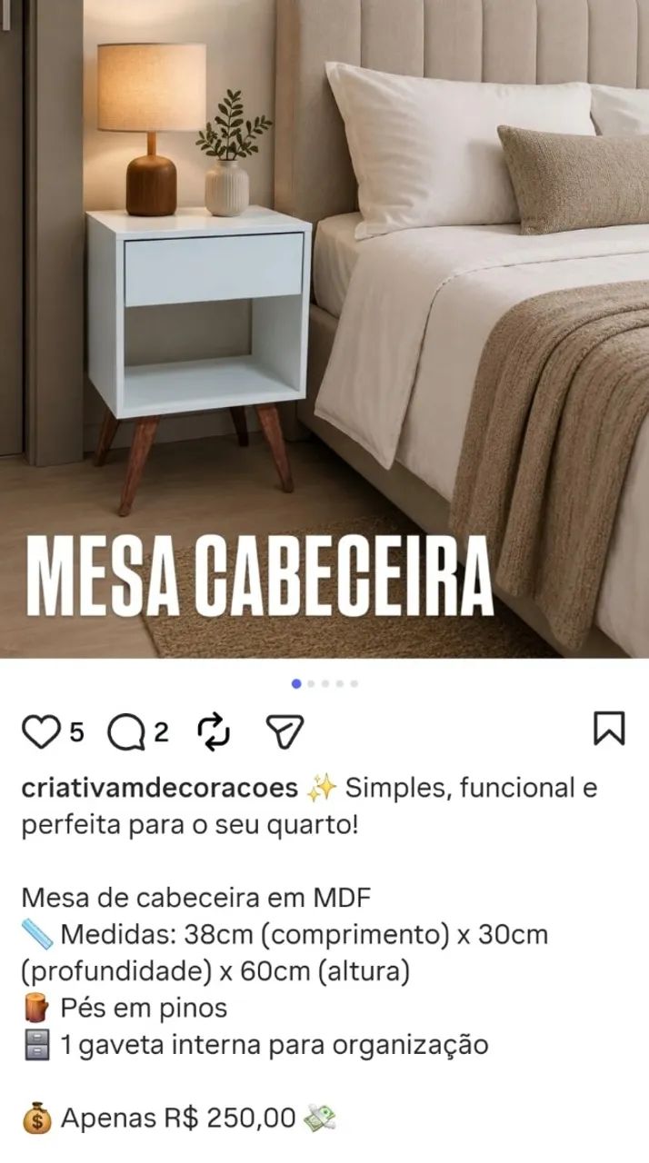 Mesa de Cabeceira  - Foto 2