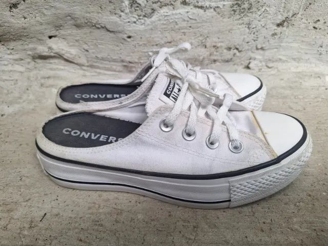 tênis converse all star mule branco 34