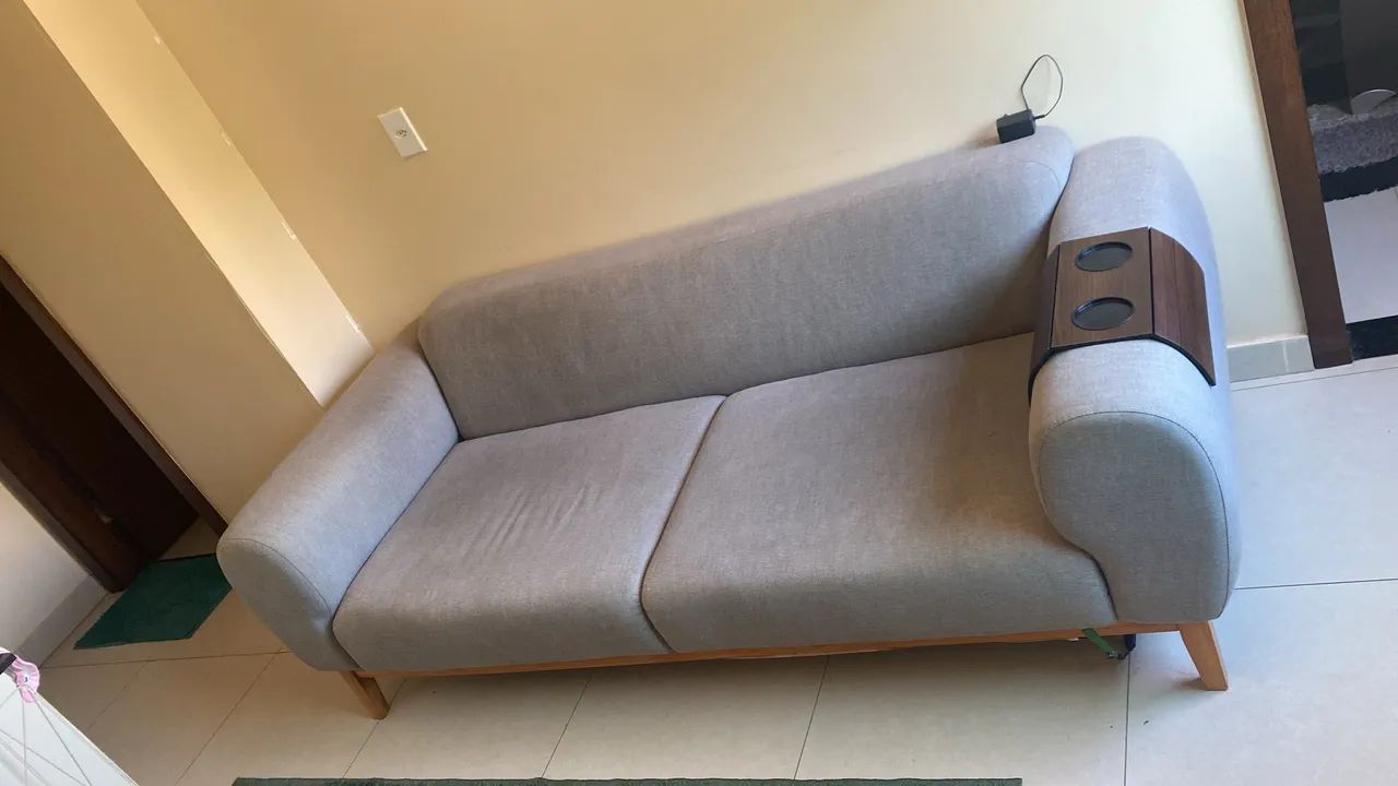 Sofá de linho 2 lugares  - Foto 4