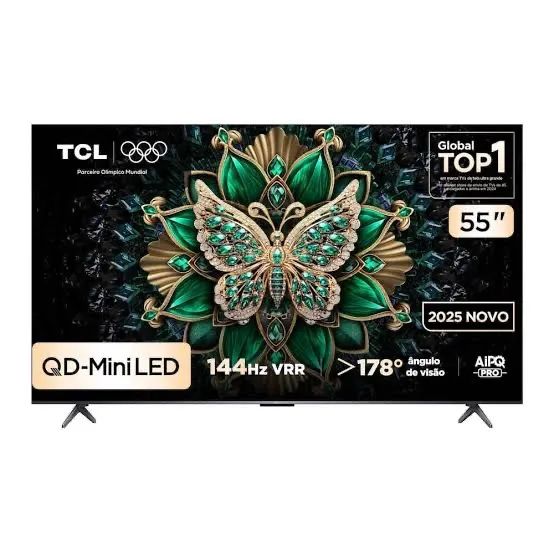 Tv TCL C6K linha premium Qd-miniled 55 polegadas