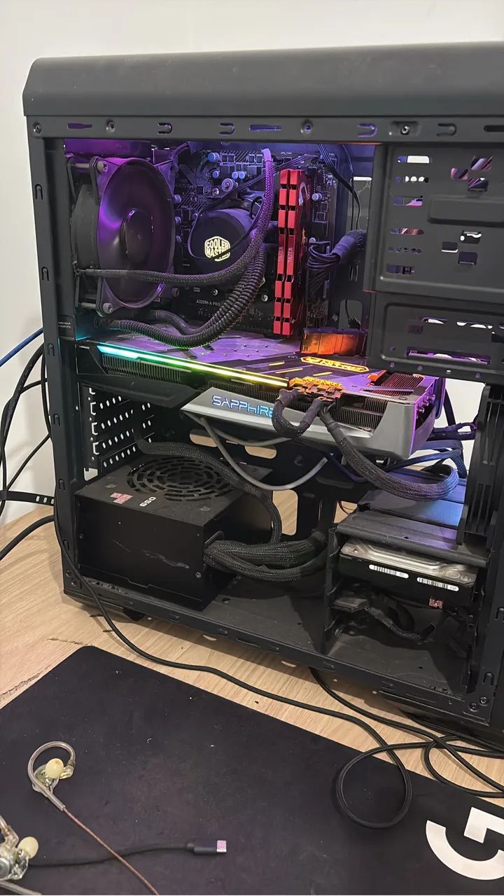 PC GAMER RYZEN 7 5700X + Placa de vídeo RX5700X - Foto 2
