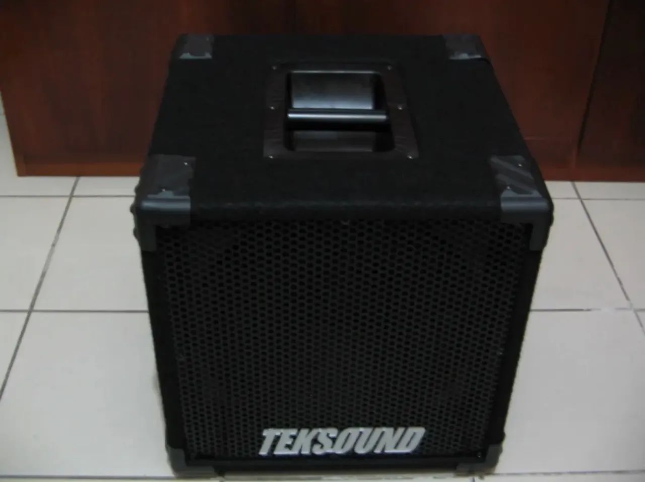 Caixa 1x12 300w Teksound para baixo - Foto 3