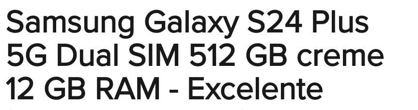 Celular sansung s24 plus 512GB  - Foto 3