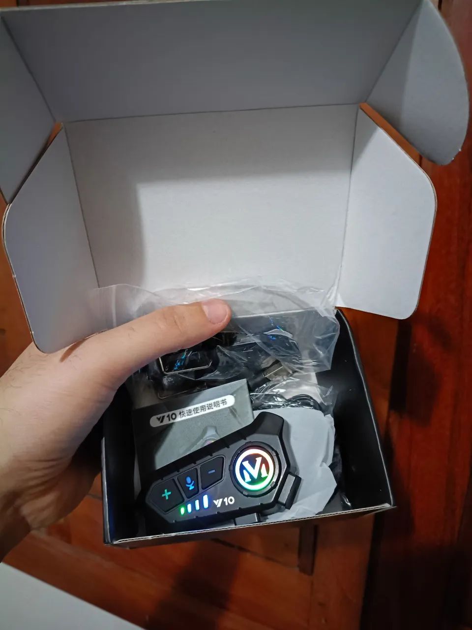 Fone bluetooth para capacete  - Foto 4
