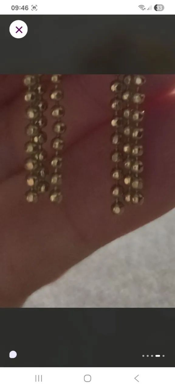 Brinco Bijuterias dourado - Foto 4