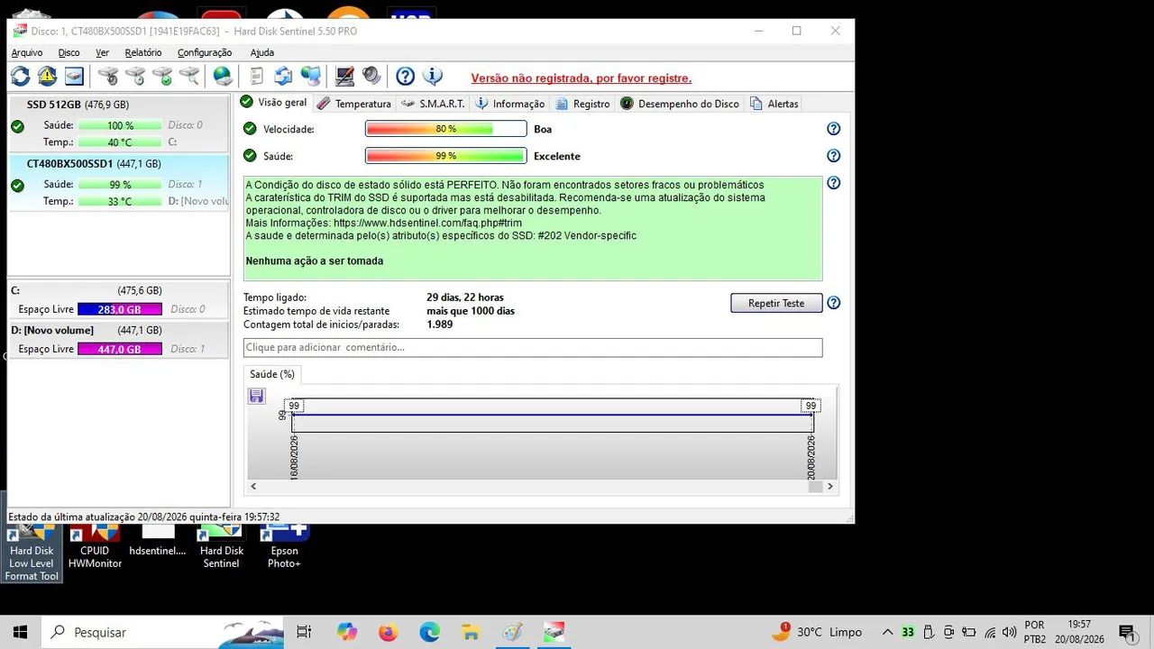 SSD 480gb crucial original  - Foto 5