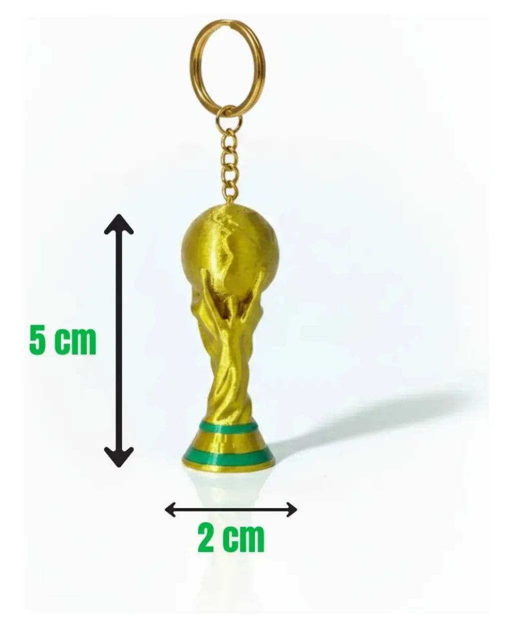 Kit chaveiro taça da Copa do Mundo