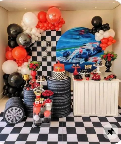 Decoração de festa e pegue e monte
