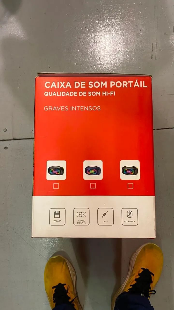 Caixa de Som Potente 360W Tomate - Foto 3