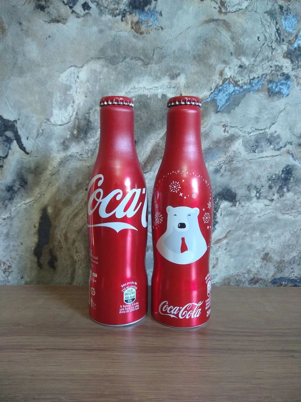 Garrafa Coca Cola de alumínio