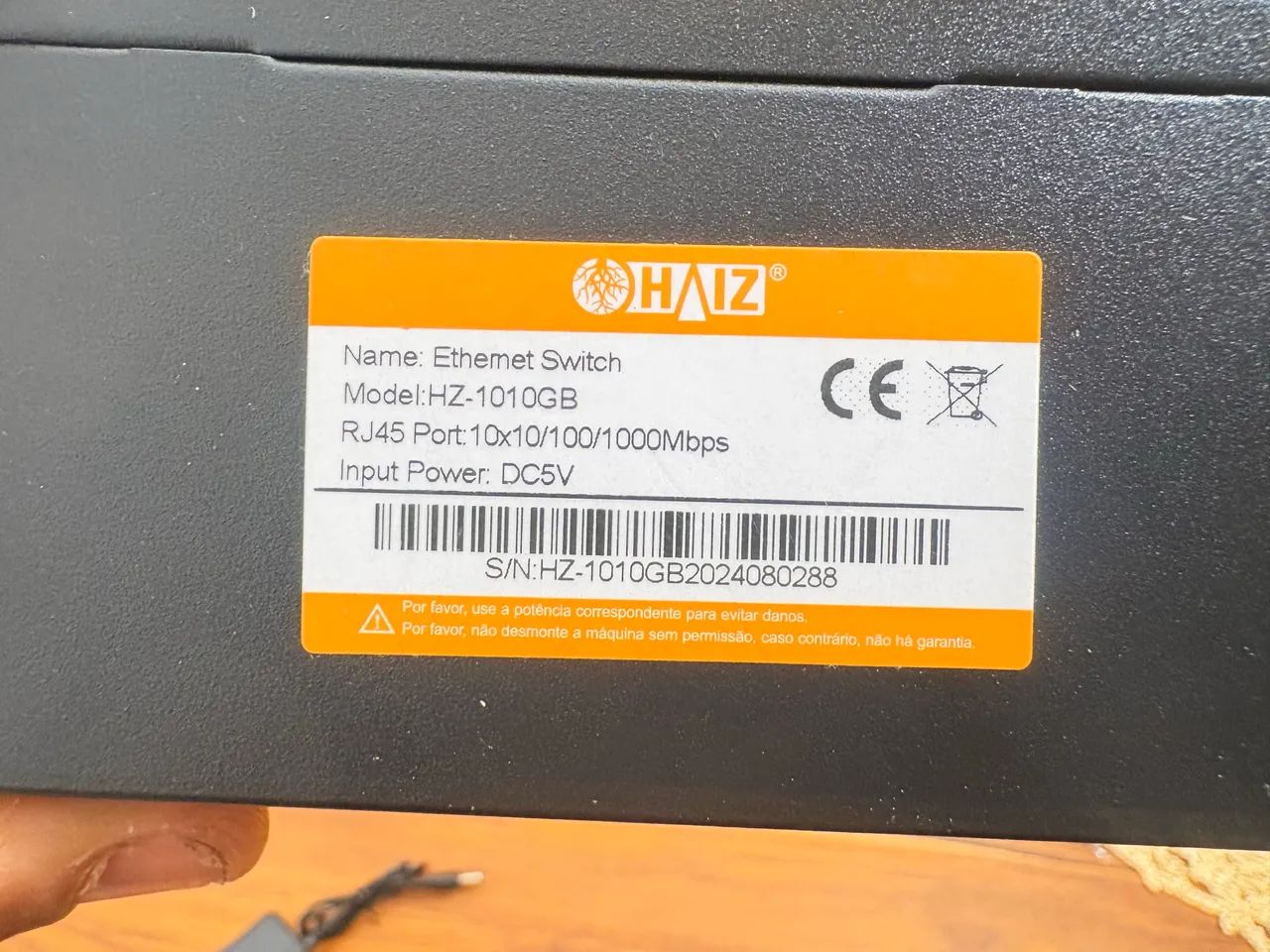 Switch De Rede Gigabit Haiz 8 Portas E 2 Uplink 100/1000mbps - Foto 4