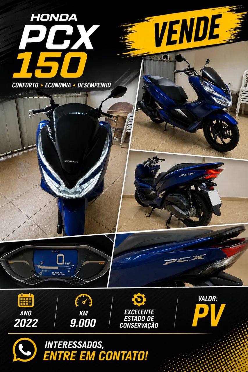 Honda PCx muito nova 