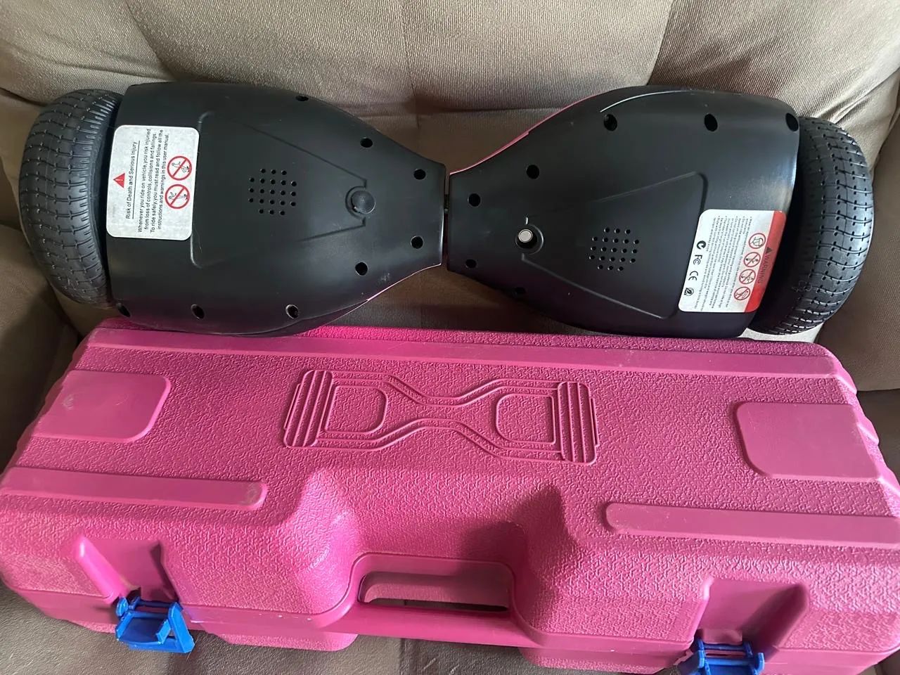 Skate elétrico hoverboard rosa - Foto 4