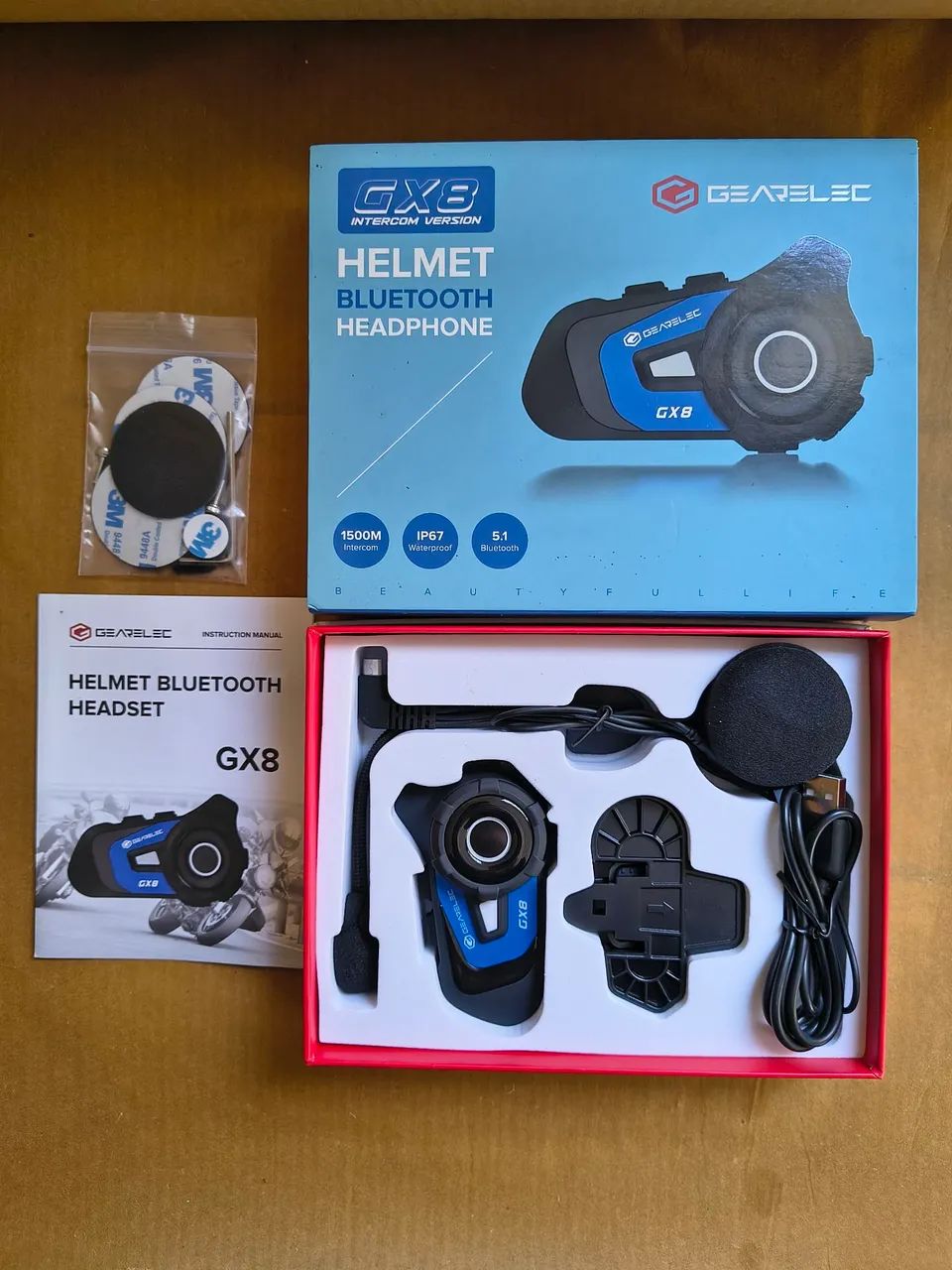intercomunicador de capacetes Gearelec GX8 - Foto 5