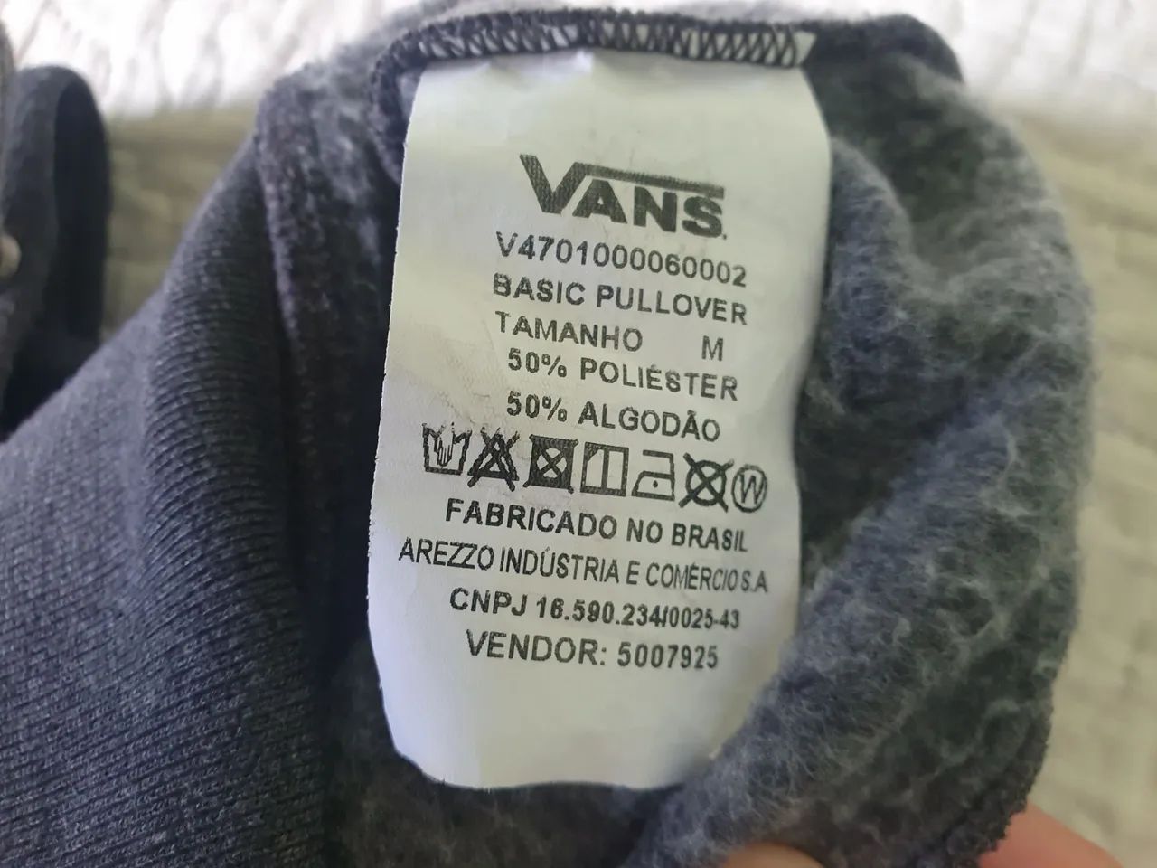 Moletom Vans Core Basics Cinza - Foto 3