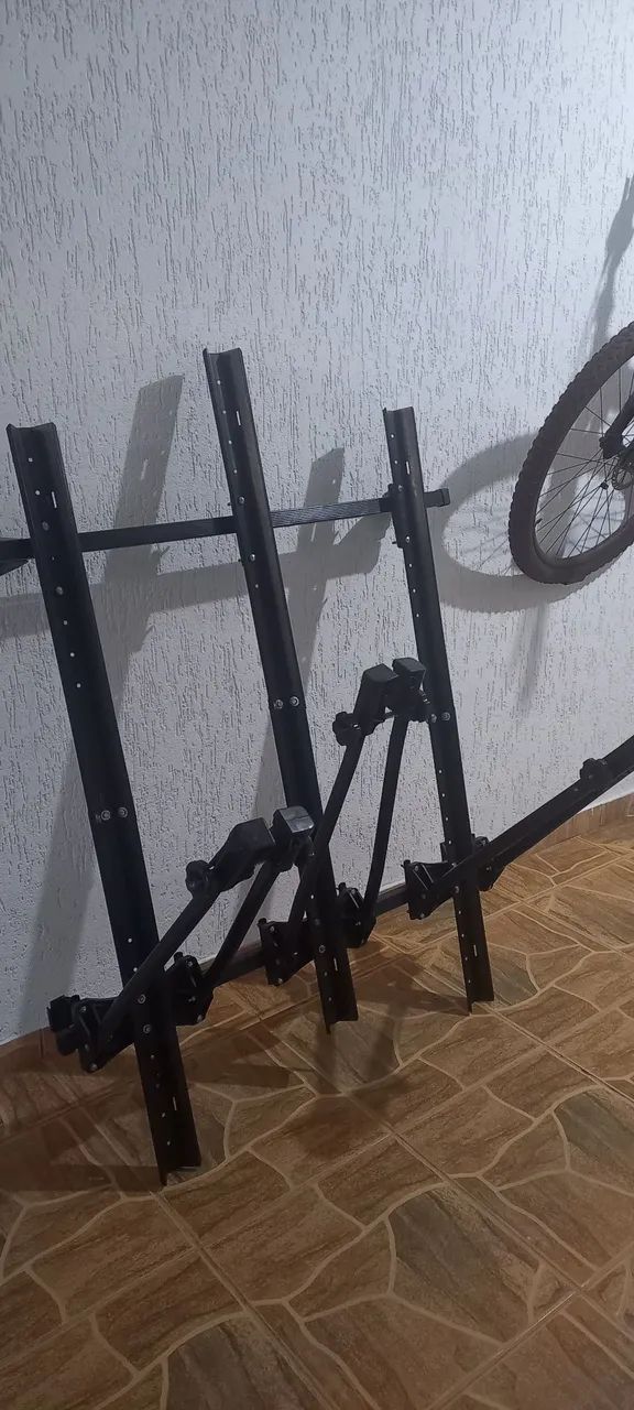 Rack de teto do uno fire  mais 3 trans bike - Foto 3