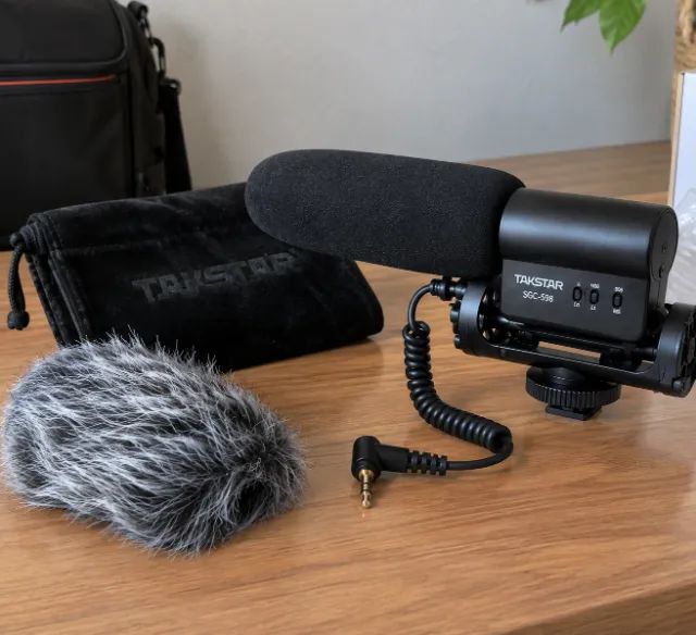 Microfone Shotgun Takstar SGC-598 com Protetor de Vento - Foto 3