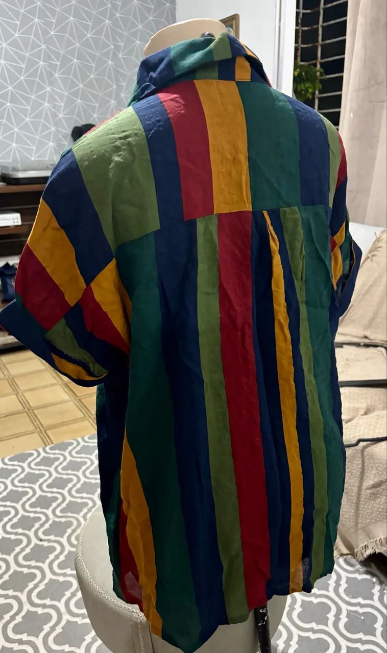 Blusa de listras coloridas  - Foto 3